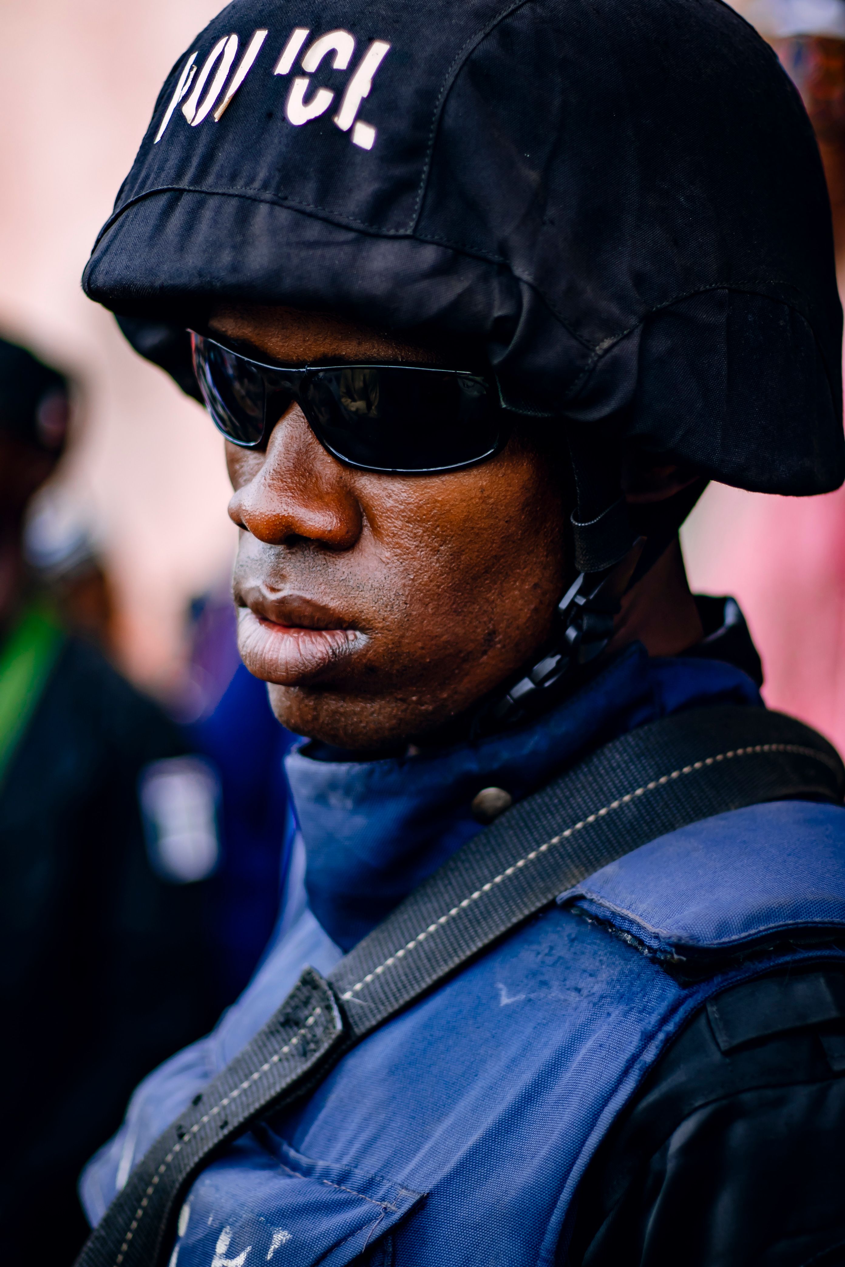 Security guard on patrol